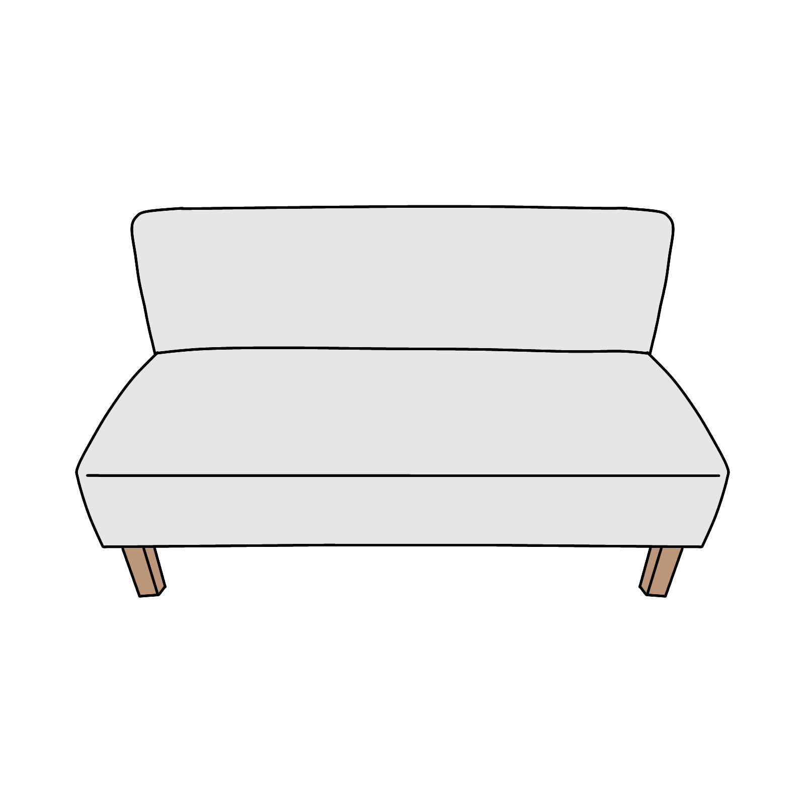 無印良品 コンパクトソファ - 製作したことのあるソファたち